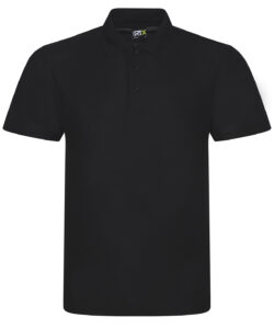Pro polyester polo Black