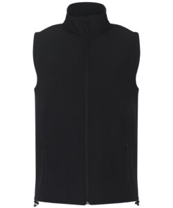 Pro 2-layer softshell gilet Black