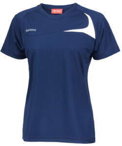 Women's Spiro dash training shirt Navy/White