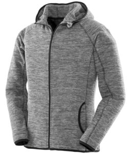 Women's microfleece hoodi  Grey/Black