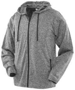 Hooded tee jacket  Marl Grey