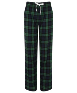 Women's tartan lounge pants Navy/Green Check