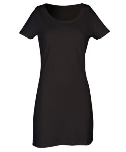 T-shirt dress Black