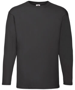 Valueweight long sleeve T Black