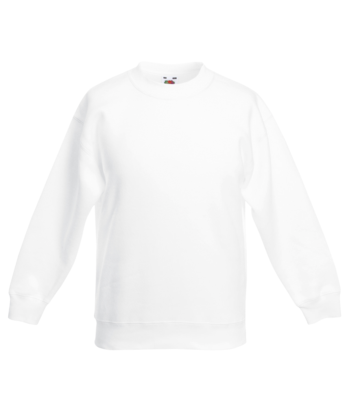 Kids classic set-in sweatshirt White