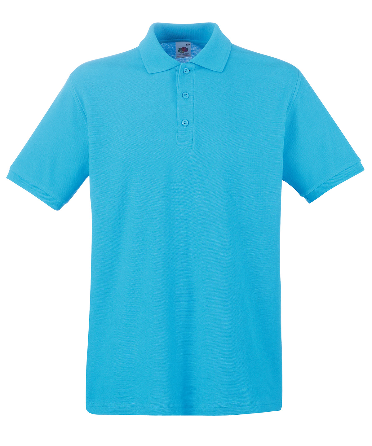 Premium polo Azure Blue