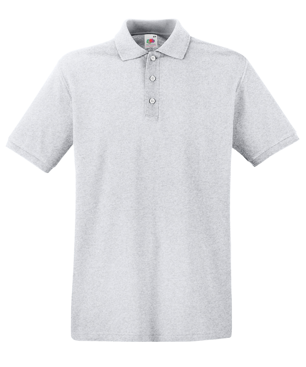 Premium polo Heather Grey