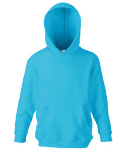 Kids classic hooded sweatshirt Azure Blue