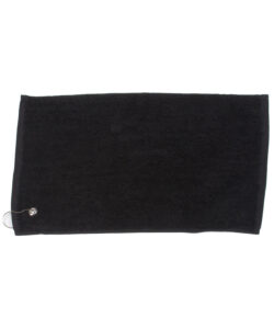 Luxury range golf towel Black