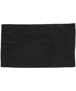 Microfibre bath towel Black