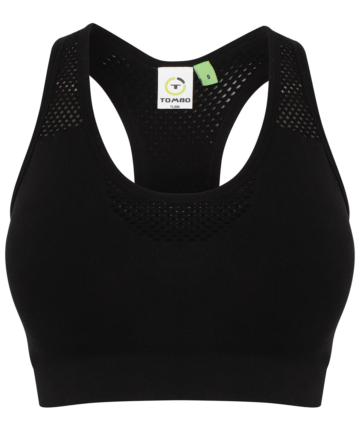 Women's seamless sports bra Black