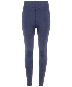 Women's TriDri® seamless 3D fit" multi-sport denim look leggings" Indigo Denim