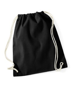 Cotton gymsac Black