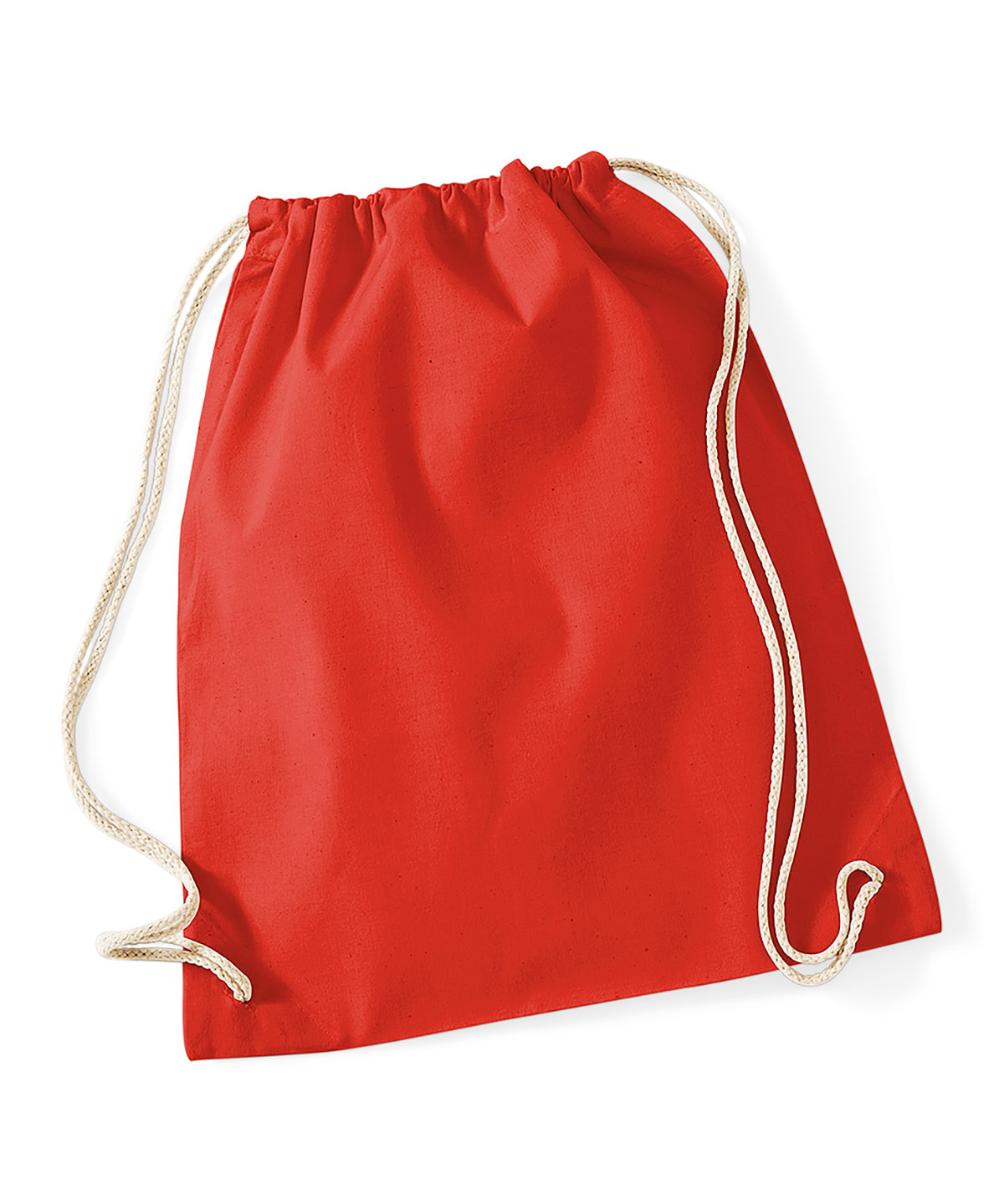 Cotton gymsac Bright Red