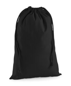Premium cotton stuff bag Black