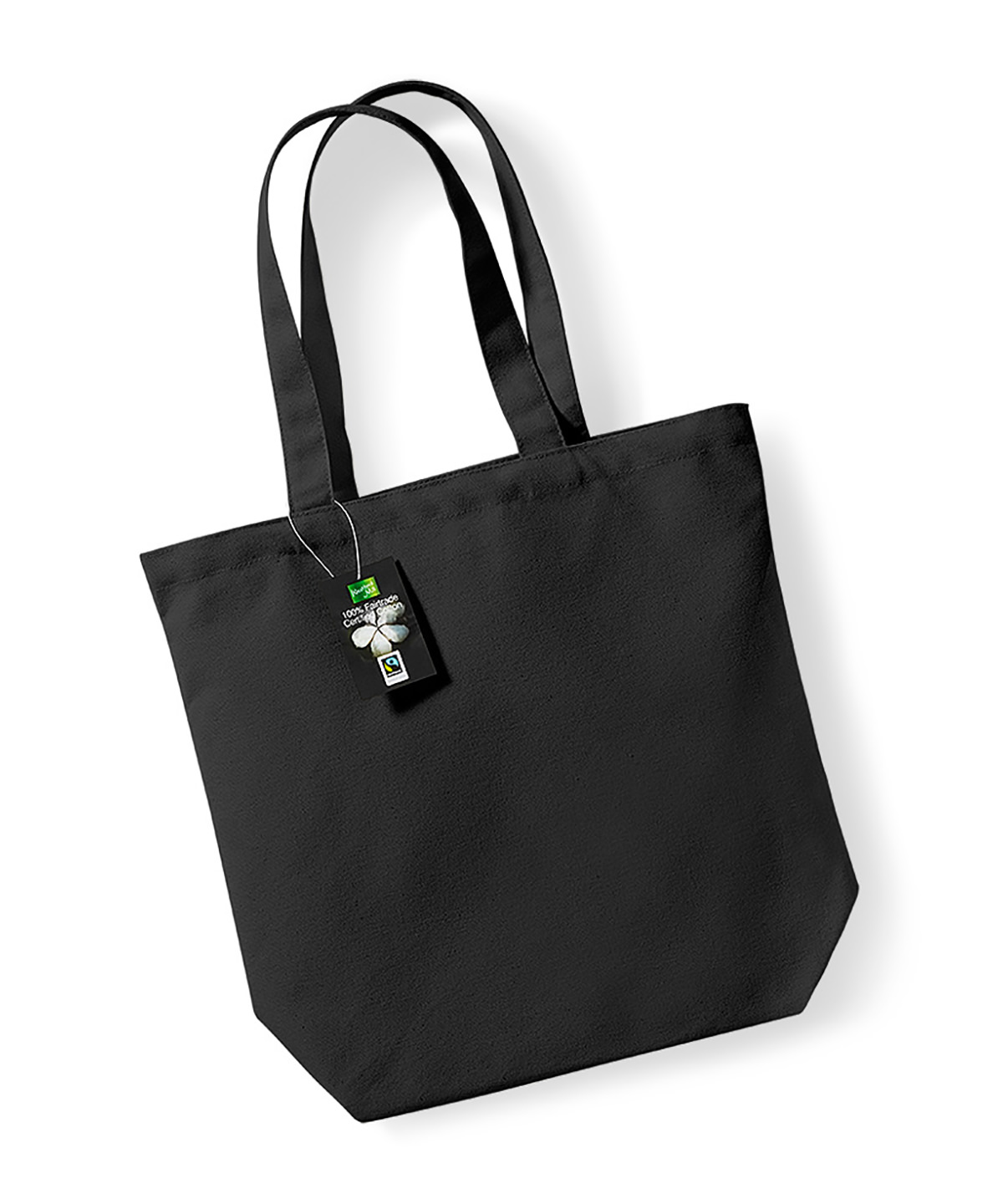 Fairtrade cotton Camden shopper Black