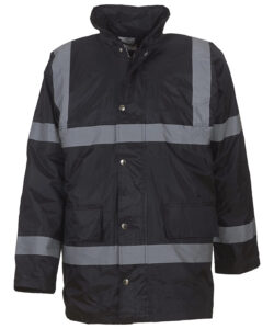 Hi-vis security jacket (HVP301) Black