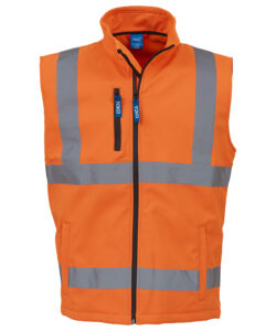 Hi-vis softshell gilet (HV006) Orange