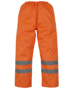 Hi-vis waterproof overtrousers (HVS462) Orange
