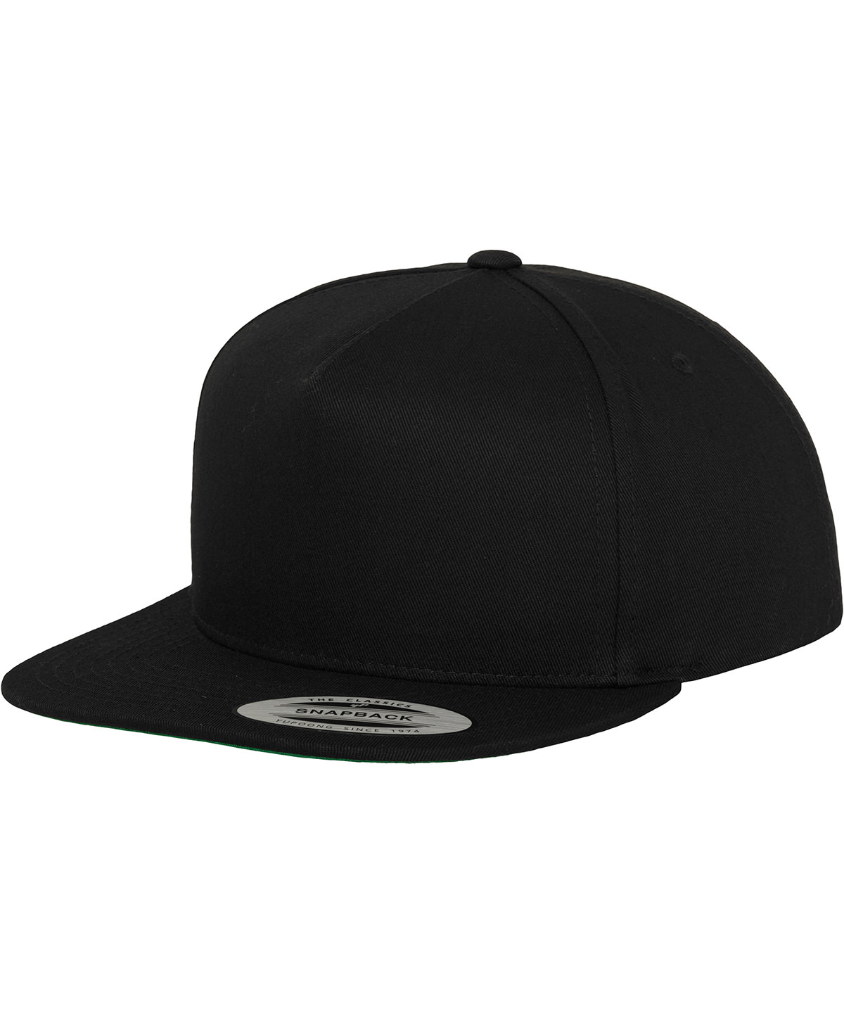 Classic 5-panel snapback (6007) Black