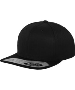 110 fitted snapback (110) Black