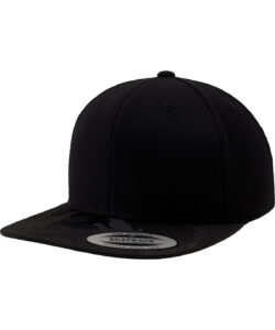Camo visor snapback (6089CV) Black Camo