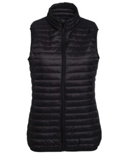 Women's tribe fineline padded gilet Black
