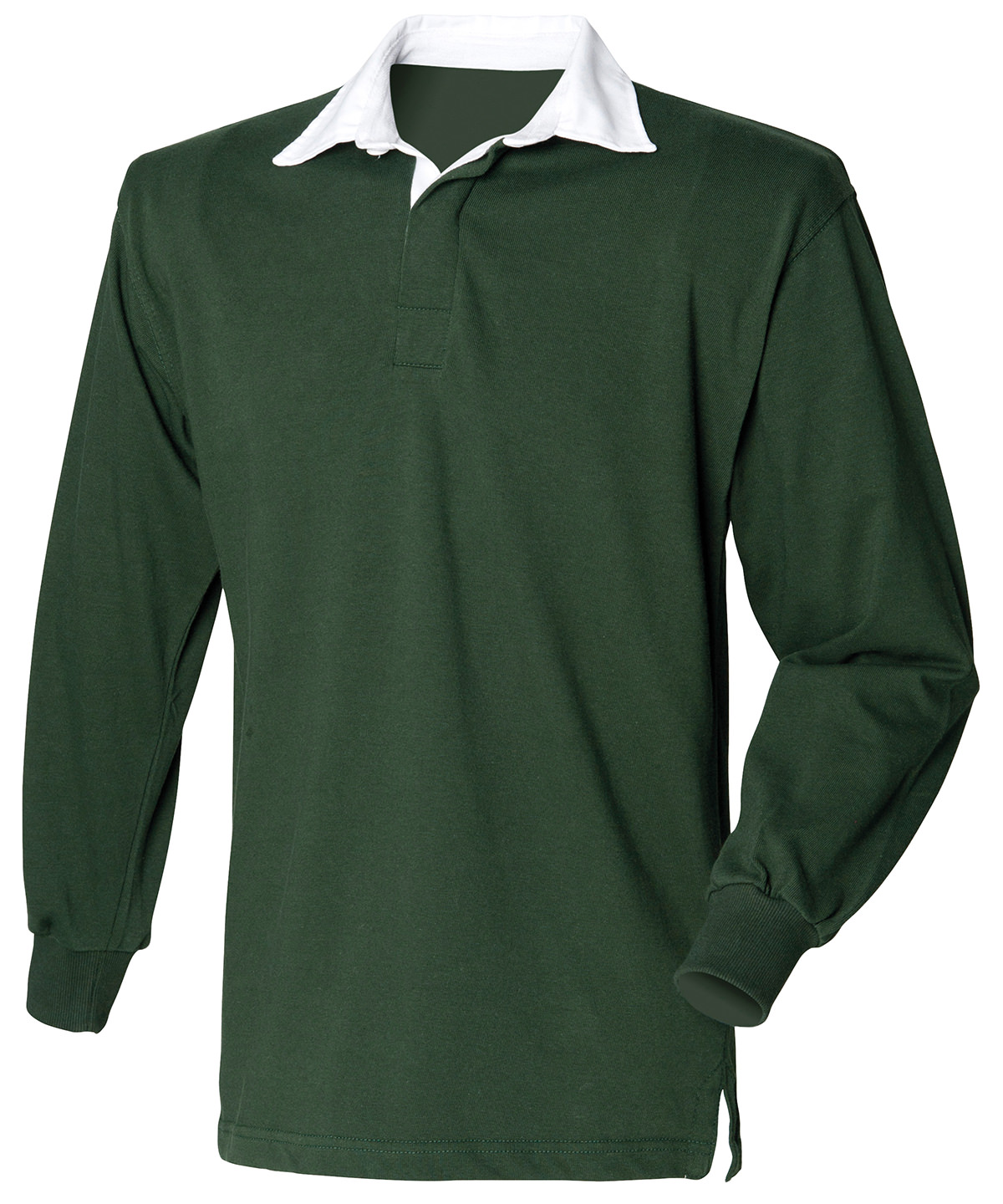 Long sleeve original rugby shirt Bottle Green