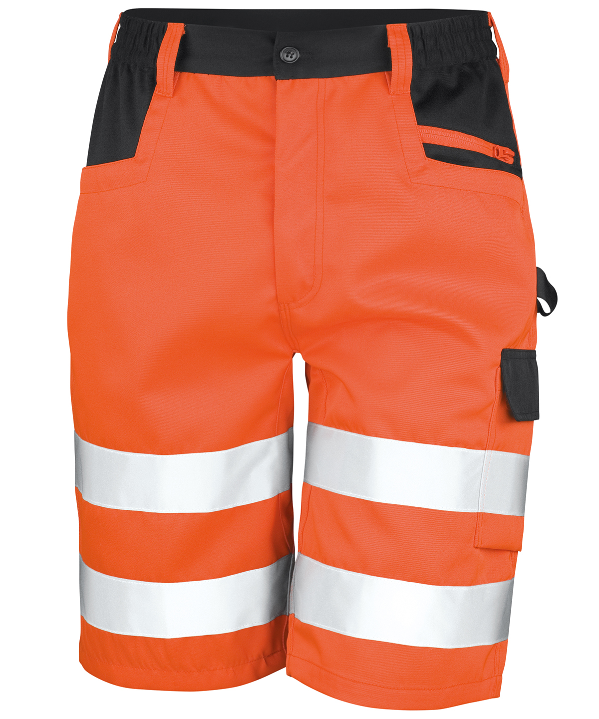 Safety cargo shorts Orange