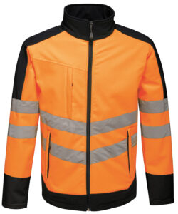 High-vis pro softshell Orange/Navy