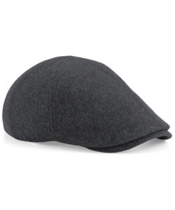 Melton wool ivy cap Charcoal Marl