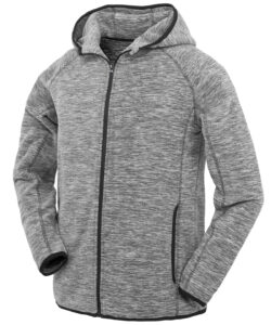 Microfleece hoodi Grey/Black