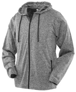 Women's hooded tee jacket  Marl Grey