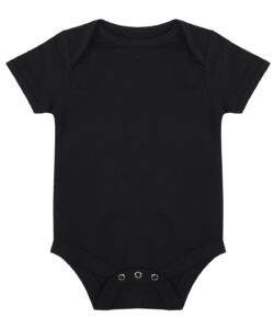 Essential short-sleeved bodysuit Black