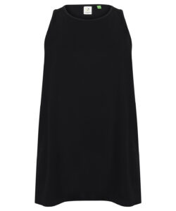 Women's open back vest Black