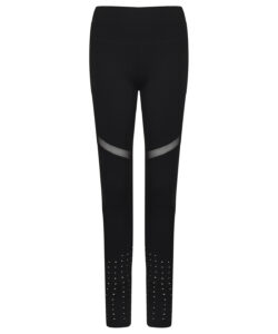 Women's panelled leggings Black
