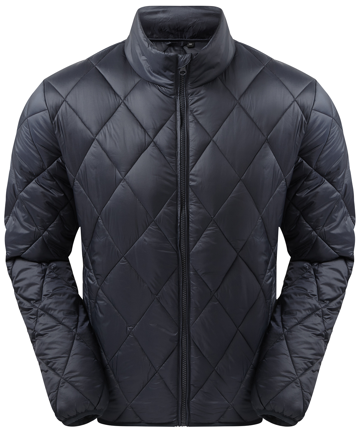 Diamond pane padded Jacket Navy