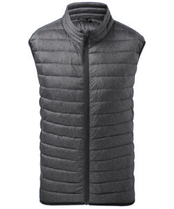 Melange padded gilet Charcoal Melange