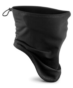 Softshell sports tech neck warmer Black