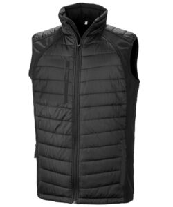 Compass padded softshell gilet  Black/Black