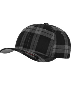 Flexfit tartan plaid (6197) Black/Grey