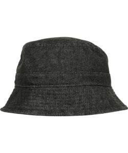 Denim bucket hat (5003DB) Black/Grey