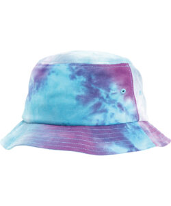 Festival print bucket hat (5003TD) Purple Turquoise
