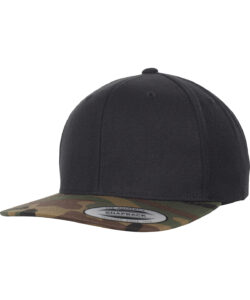 Classic snapback 2-tone camo (6089TC) Black/Green Camo