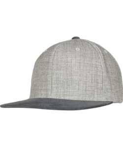 Melange velour snapback (6089VM) Grey/Grey
