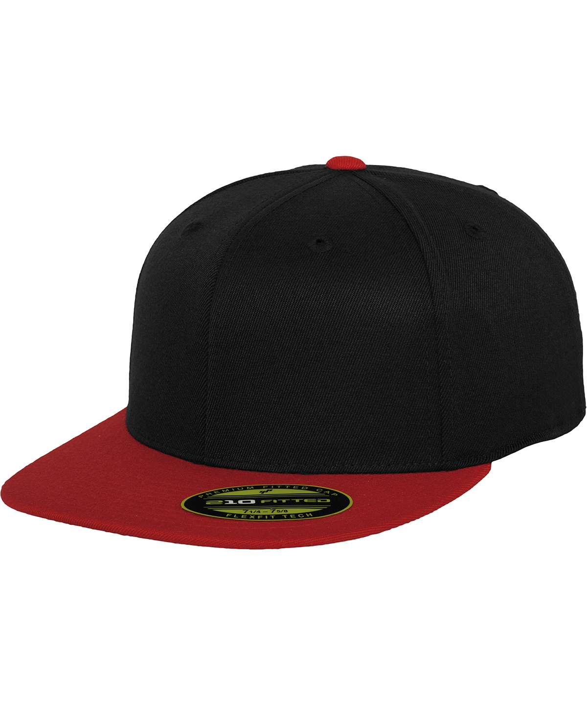 Premium 210 fitted 2-tone (6210T) Black/Red