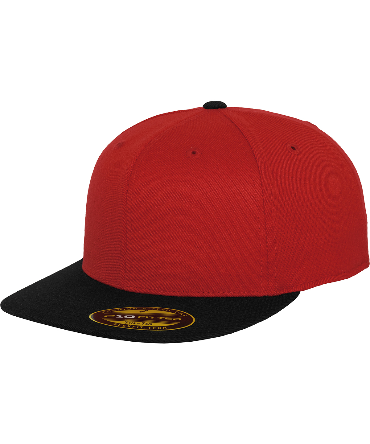 Premium 210 fitted 2-tone (6210T) Red/Black