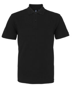 Men's organic polo Black