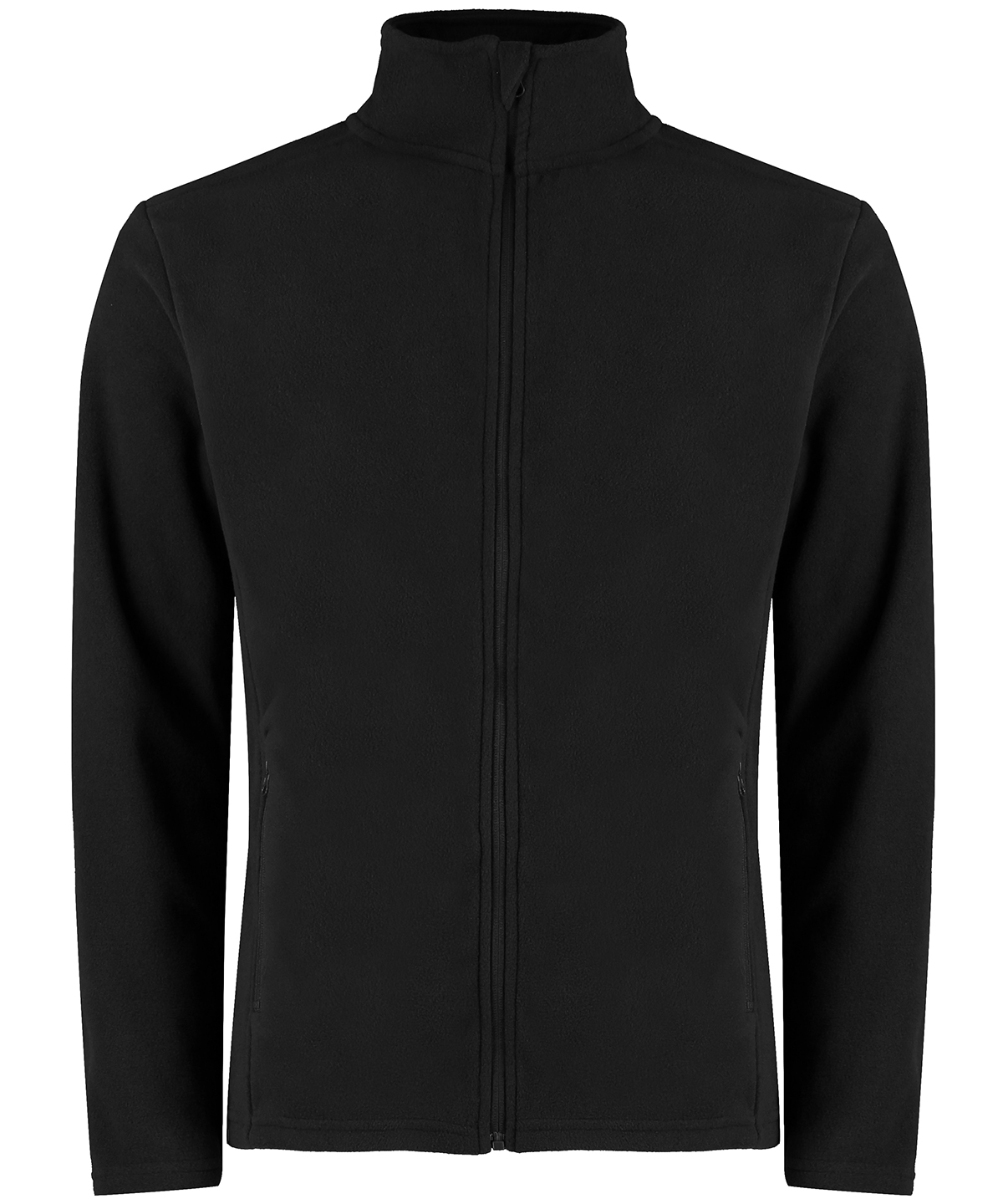 Regular fit corporate microfleece Black
