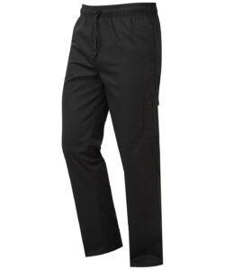 Chef's essential cargo pocket trousers Black
